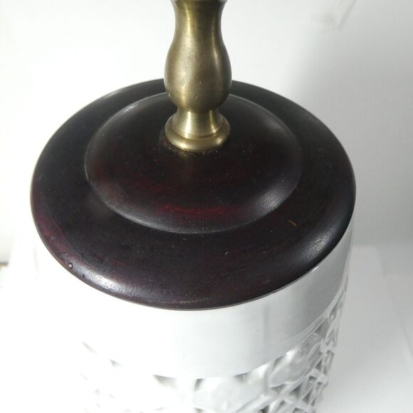 Lamp Blanc de Chine White Porcelain Pierced Chinese Vintage - Picture 12 of 15